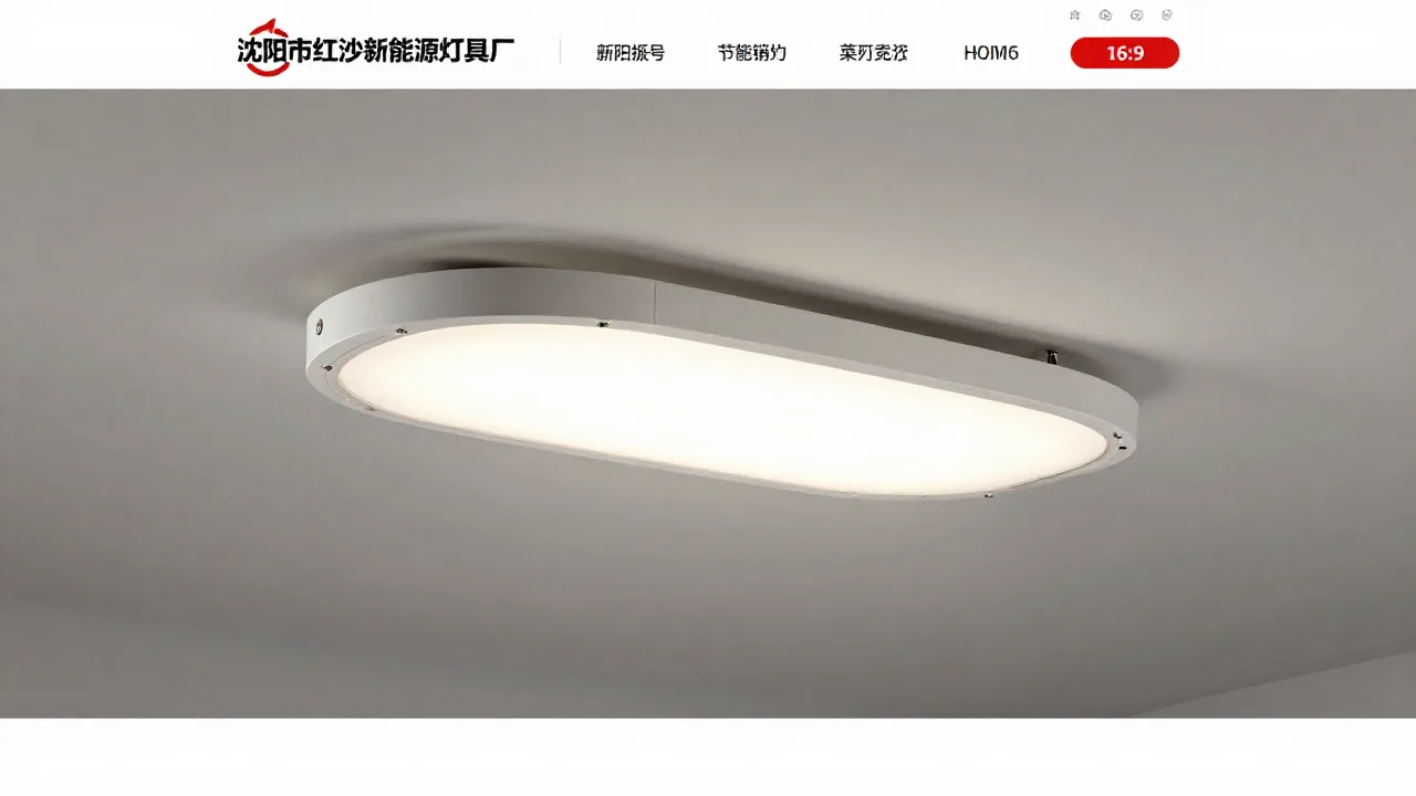 沈阳市红沙新能源灯具厂 首页主视觉